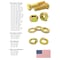 Boltsandnuts.Com Inch Grade 8 Hex Cap Screws, Nuts, and Washers Zinc Yellow USA Made Hardware - 1269 PCS Assortment Kit #482 - alternate 3